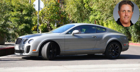 phil mickelson's silver bentley 